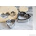 Fox Run 3680 Heart Cookie Cutter Set Stainless Steel 5-Piece - B0000CF4GP